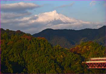 嵐から富士山