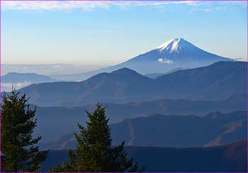 雲取山富士