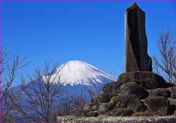 足柄峠の富士山