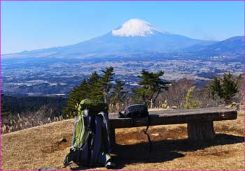 足柄城址公園で