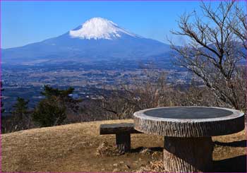 足柄峠から富士山