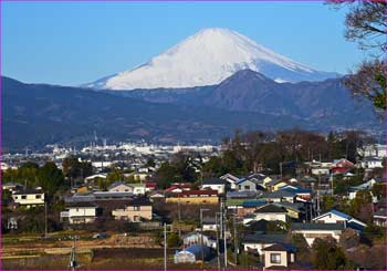 曽我の里から富士山