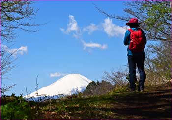 富士見台から富士山