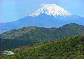 富士山見ながら