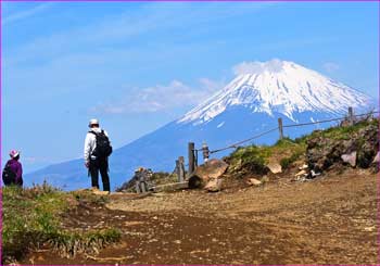 駒ケ岳から富士山