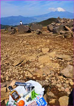 駒ケ岳で冨士見酒