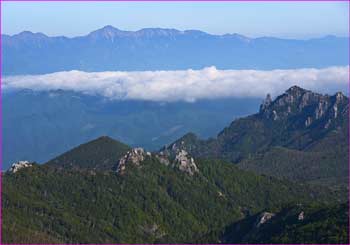 八ヶ岳と瑞牆山