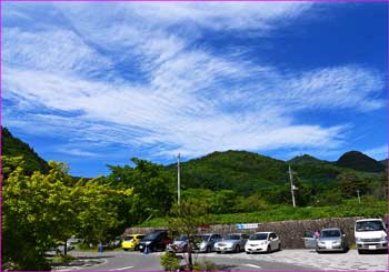 増富温泉の空