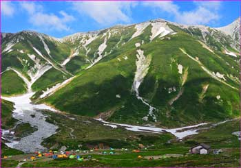 雷鳥沢幕営地