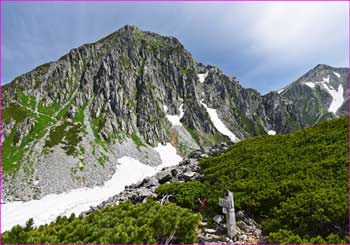 龍王岳と立山