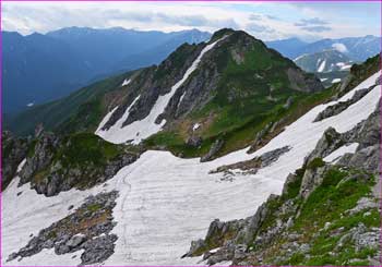 鬼岳雪渓