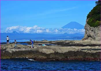 富士山も見ゆ