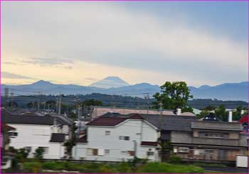 新幹線から富士遠望