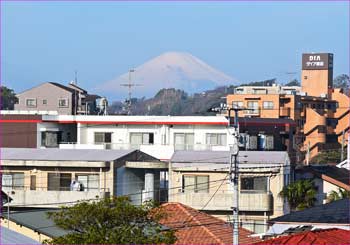 遊行寺の富士山