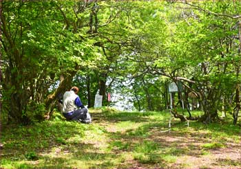 位牌岳山頂