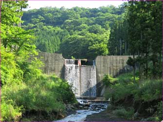 湯船川砂防ダム