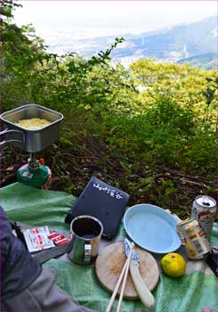 ラーメンで