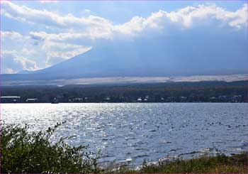 富士山雲の中