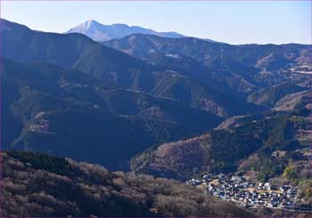 谷峨に金時山