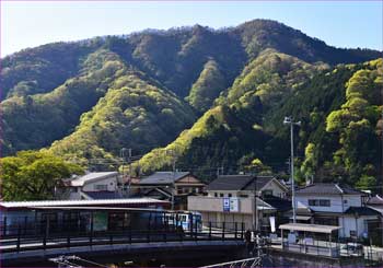 甲斐大和駅辺り