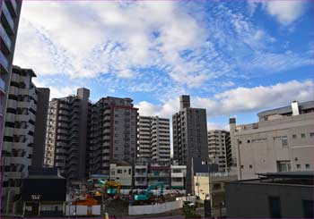 晴れた空