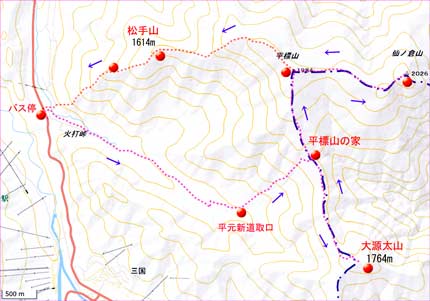 仙ノ倉地図