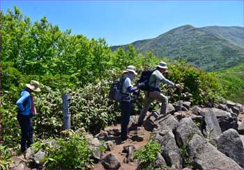 松手山