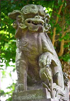 森山神社の狛犬