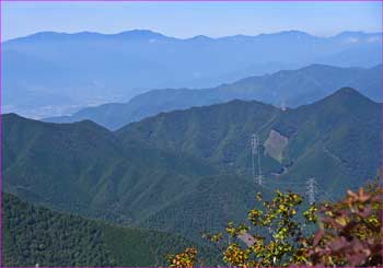 甲斐の山波