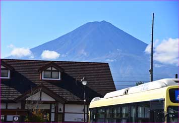 河口湖駅富士