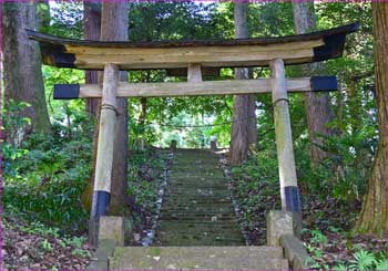 白山神社の鳥居