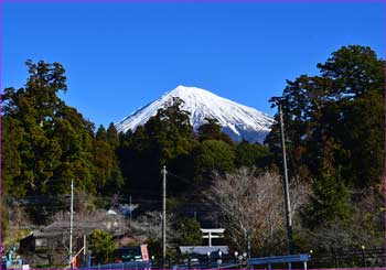 村山神社の富士