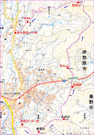 高取山地図