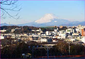 梶原から富士山