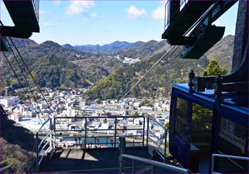 ロープウェイ駅上