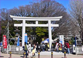 白旗神社鳥居