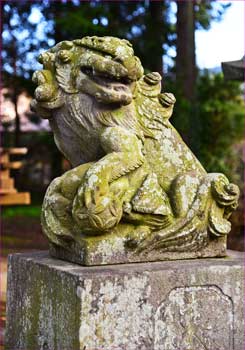 吉田神社の狛犬