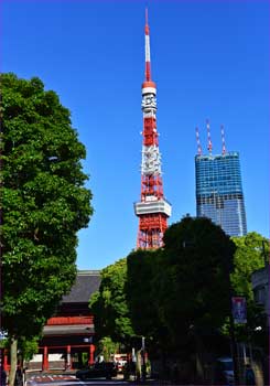 東京タワーが