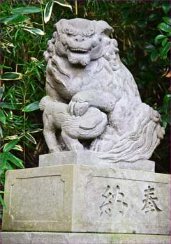 仙石神社の狛犬