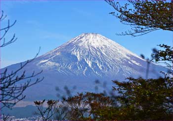 外輪山から富士を