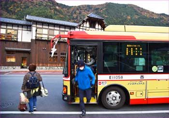 奥多摩駅到着