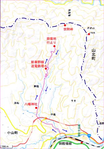 不老山地図