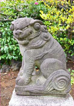 浅間神社の狛犬