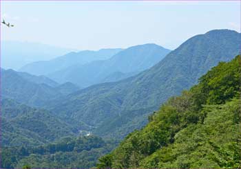 中川温泉方面