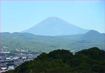 曽我丘陵の富士