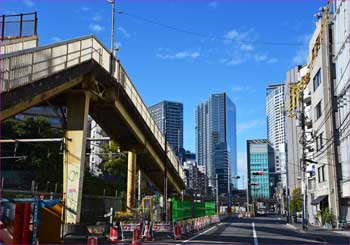 山手線の陸橋