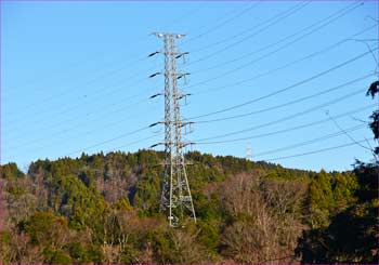 明神線送電鉄塔