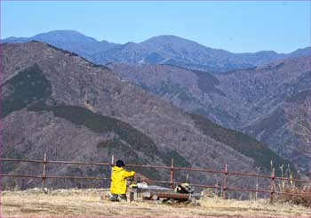 山頂の憩い