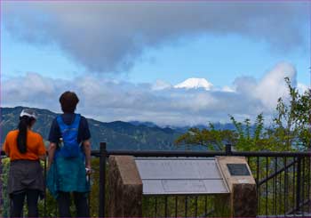 高尾山頂富士