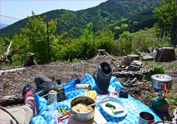 ラーメンで